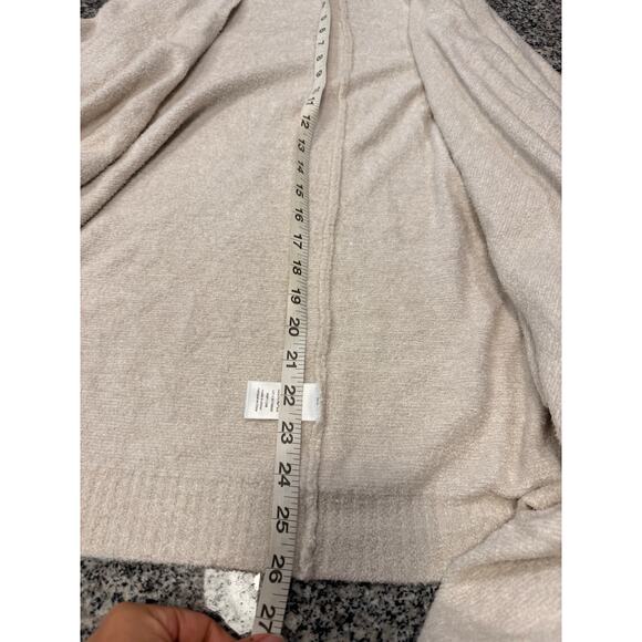 Barefoot Dreams Oatmeal Sweater Shawl - Picture 6 of 7